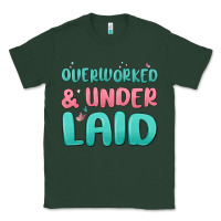 Sports Green overworked underlaid Classic Tee - MaliasSmallBusiness