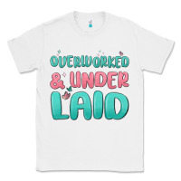 White overworked underlaid Classic Tee - MaliasSmallBusiness