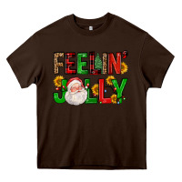Chocolate Brown feelin' jolly Heavy Core Tee - FaDigitalArtStudio