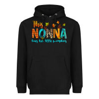 Black This nonna loves her little pumpkins Heavyweight Hoodie - texasbilliewilder