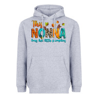 Heather Grey This nonna loves her little pumpkins Heavyweight Hoodie - texasbilliewilder