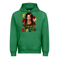 Emerald black girl magic Urban Hoodie - FaDigitalArtStudio