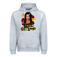 Heather Grey black girl magic Urban Hoodie - FaDigitalArtStudio