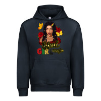Navy black girl magic Urban Hoodie - FaDigitalArtStudio