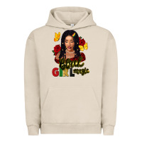 Pigment French Oak black girl magic Urban Hoodie - FaDigitalArtStudio