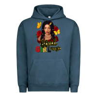 Pigment Midnight Navy black girl magic Urban Hoodie - FaDigitalArtStudio