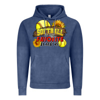 Vintage Denim Softball Is My Favorite Season Vintage Hoodie - LillyAllenDesigns