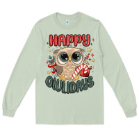 Matcha happy owlidays Long Sleeve Tee - MaliasSmallBusiness