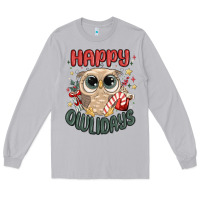 Moon Dust happy owlidays Long Sleeve Tee - MaliasSmallBusiness