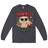 Smoke happy owlidays Long Sleeve Tee - MaliasSmallBusiness