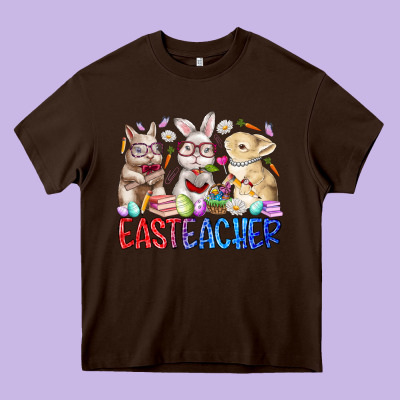 Eastteacher Heavy Core Tee Designed By Racoondesign
