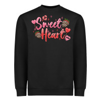 Black sweet heart Heavyweight Sweatshirt - MaliasSmallBusiness