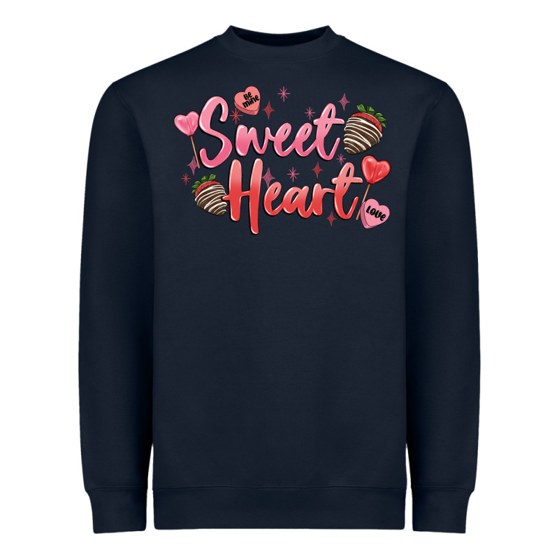 Sweet Heart Heavyweight Sweatshirt by MaliasSmallBusiness | Teevron