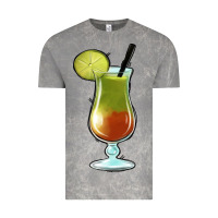 Cloud Rock Margarita Glass Vintage Tee - Jasminsmagicworld