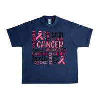 Navy cancer awareness Urban Heavy Tee - MaliasSmallBusiness