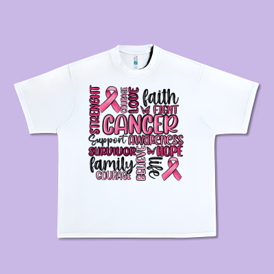 Cancer Awareness Urban Heavy Tee Designed By Maliassmallbusiness