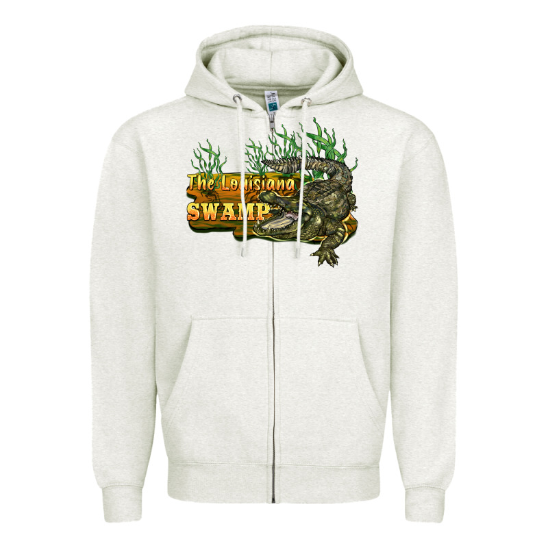 The Louisiana Swamp Zipper Hoodie by BarkalooDesign | Teevron