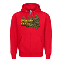 Red the louisiana swamp Zipper Hoodie - BarkalooDesign