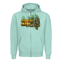 Seafoam the louisiana swamp Zipper Hoodie - BarkalooDesign