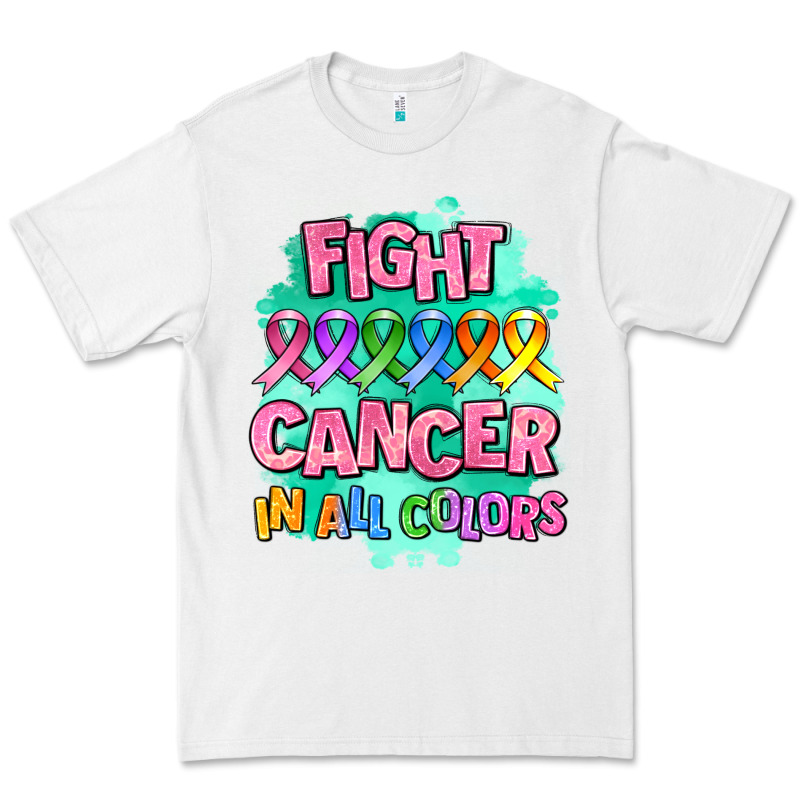 Fight Cancer In All Colors Premium Tee by AdoDesignShop | Teevron