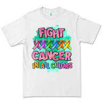 White fight cancer in all colors Premium Tee - AdoDesignShop