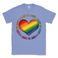 Colony Blue love is love Classic Tee - MaliasSmallBusiness