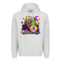 Mardi Gras Gnome On The Truck Premium Hoodie | Teevron