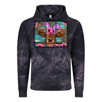 Cloud Black easter floral leopard cow Vintage Hoodie - Jasminsmagicworld