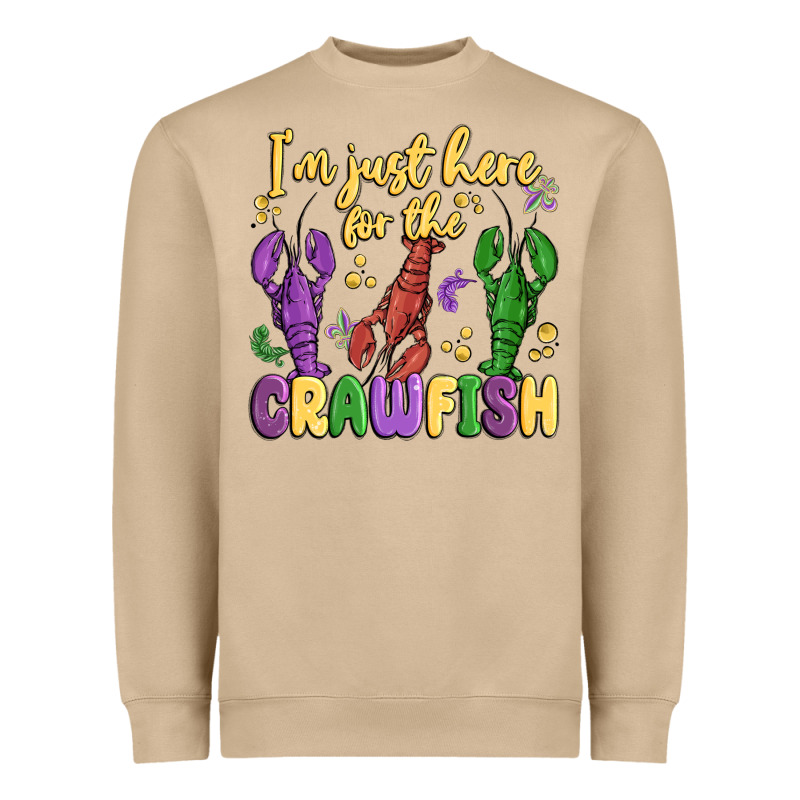 I'm Just Here For The Crawfish Heavyweight Sweatshirt by MaliasSmallBusiness | Teevron