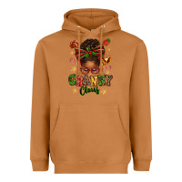 Meerkat granny claus afro messy bun Heavyweight Hoodie - texasbilliewilder
