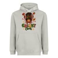 Moon Dust granny claus afro messy bun Heavyweight Hoodie - texasbilliewilder