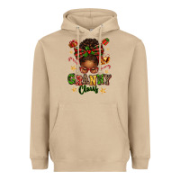Mushroom granny claus afro messy bun Heavyweight Hoodie - texasbilliewilder