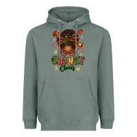 Sage granny claus afro messy bun Heavyweight Hoodie - texasbilliewilder