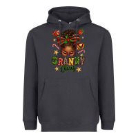 Smoke granny claus afro messy bun Heavyweight Hoodie - texasbilliewilder