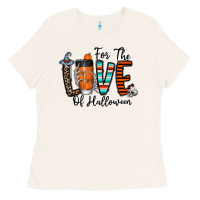 Bone for the love of halloween Ladies Tee - CowhideDigitalArt