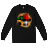 Black sunflower christmas patch3 Long Sleeve Tee - JahusDesignShop