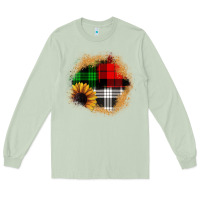 Matcha sunflower christmas patch3 Long Sleeve Tee - JahusDesignShop