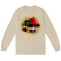 Mushroom sunflower christmas patch3 Long Sleeve Tee - JahusDesignShop
