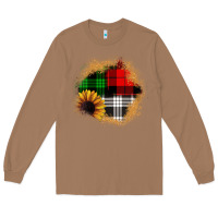Toasted Coconut sunflower christmas patch3 Long Sleeve Tee - JahusDesignShop