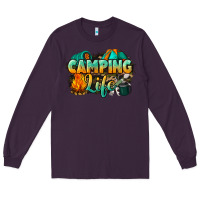 Plum camping life Long Sleeve Tee - NancyCooperArtShop