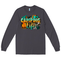 Smoke camping life Long Sleeve Tee - NancyCooperArtShop
