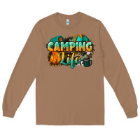 Toasted Coconut camping life Long Sleeve Tee - NancyCooperArtShop