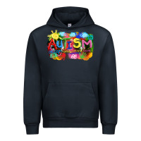 Navy Autism accept understand love Urban Hoodie - FaDigitalArtStudio