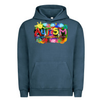 Pigment Midnight Navy Autism accept understand love Urban Hoodie - FaDigitalArtStudio