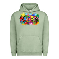 Pigment Oil Green Autism accept understand love Urban Hoodie - FaDigitalArtStudio