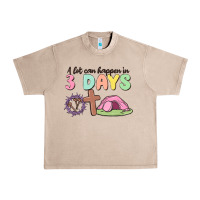 French Oak a lot can happen in 3 days Urban Heavy Tee - MaliasSmallBusiness
