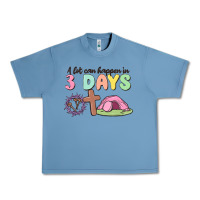 Pebble Blue a lot can happen in 3 days Urban Heavy Tee - MaliasSmallBusiness
