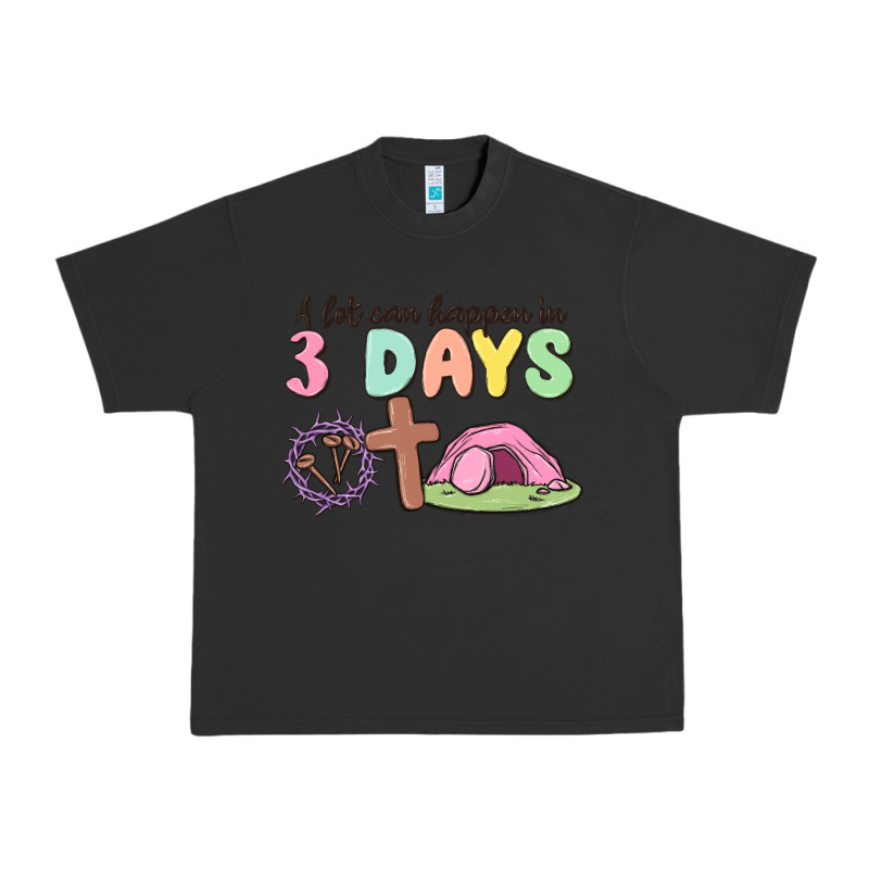 A Lot Can Happen In 3 Days Urban Heavy Tee by MaliasSmallBusiness | Teevron