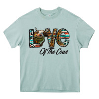 Arona lov of thecows Heavy Core Tee - CowhideDigitalArt