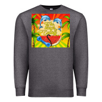 Charcoal Heather the beach is calling Premium Sweatshirt - TumblerDesignByShophia